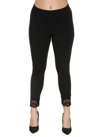 MAMPANTAPIZZO - Basic lace trousers -