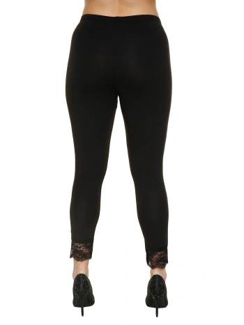 MAMPANTAPIZZO - Basic lace trousers -