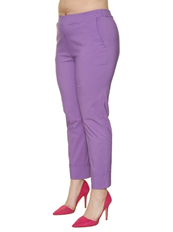 TRI23193 - PANTALONE RISVOLTO BENGALINA