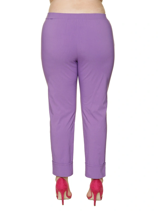 TRI23193 - PANTALONE RISVOLTO BENGALINA