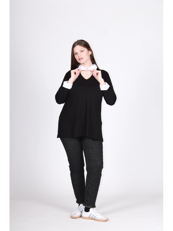 26500 MAGLIA COLLO STACCABILE