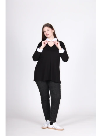 26500 DETACHABLE COLLAR SWEATER
