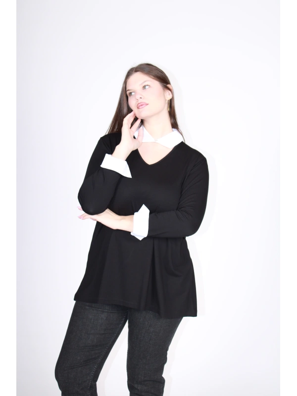 26500 MAGLIA COLLO STACCABILE