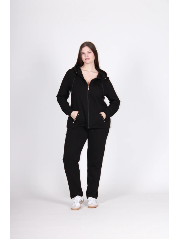26527 GIACCA ZIP PERLE