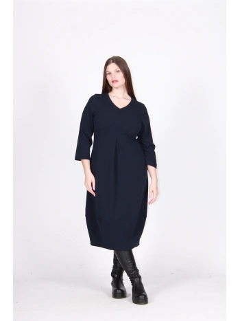 26536 V SCUBA CREPE DRESS