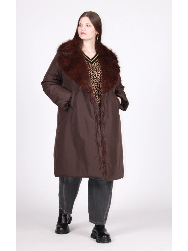 26664 PIUMINO LUNGO PELLICCIA 2