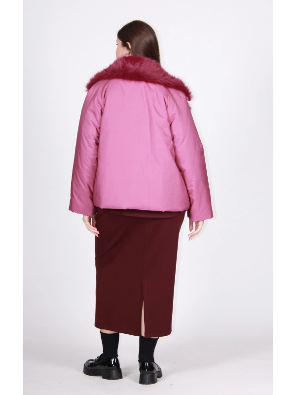26663 PIUMINO CORTO PELLICCIA