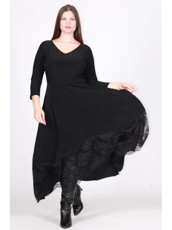 26660 LACE BOTTOM DRESS