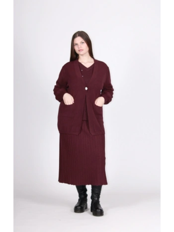 26619 1-BUTTON CARDIGAN