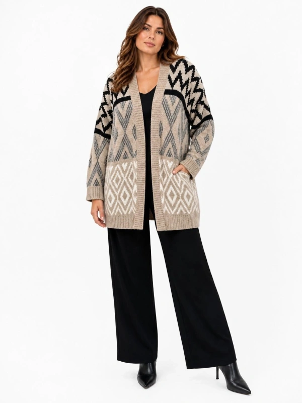 26585 CARDIGAN INTARSI