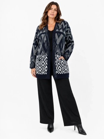 26585 CARDIGAN INTARSI