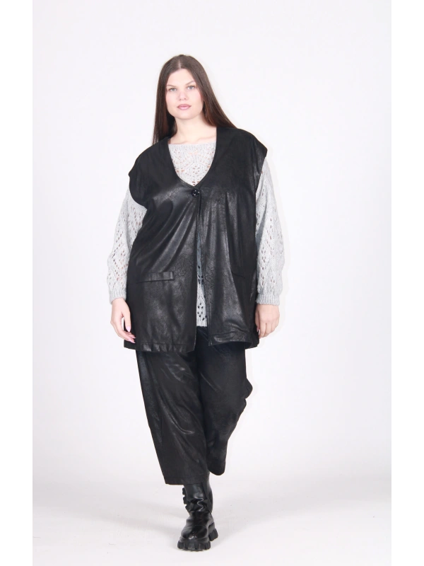26563 AGED LEATHER VEST