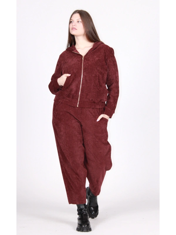 26540 GIACCA ZIP VELLUTO MARTELLATO