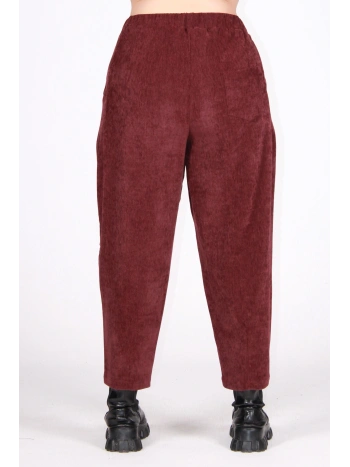 26539 PANTALONE VELLUTO MARTELLATO