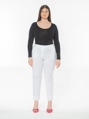 TRI23193 - BENGALINA CUFF TROUSERS