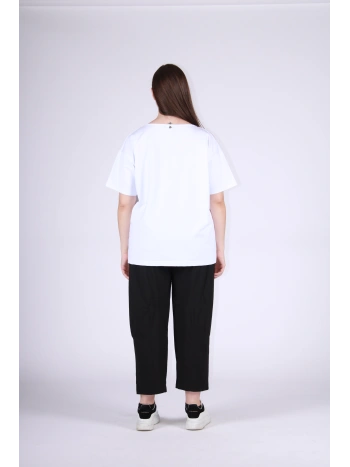 26009 LACE-UP SWEATER