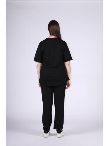 26026 T-SHIRT FIOCCO STRASS