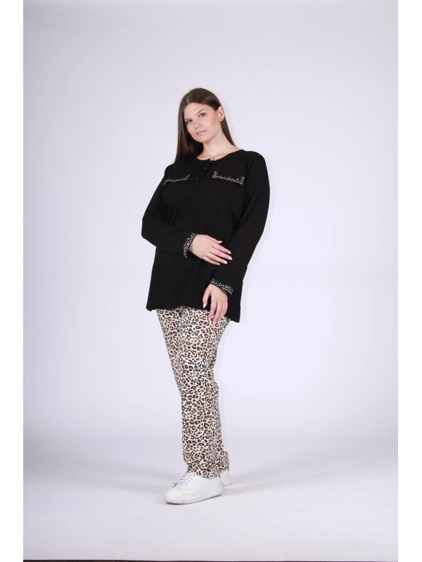 26030 BASIC PATTERNED TROUSERS