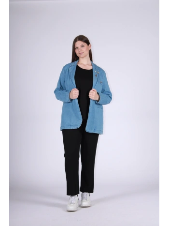 26142 GIACCA JEANS SPILLE