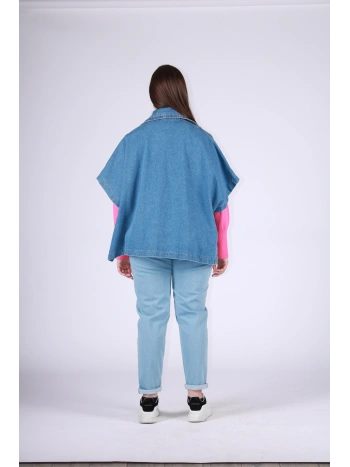 26143 STRETCH JEANS CAPE