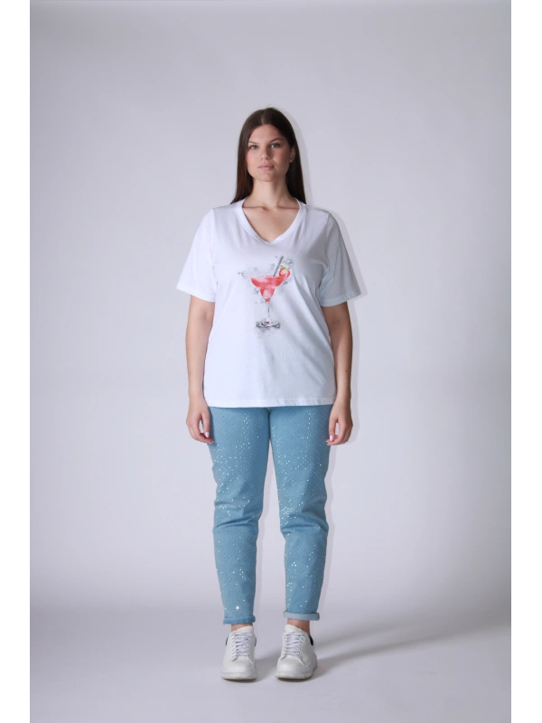 26076 T-SHIRT COCKTAIL