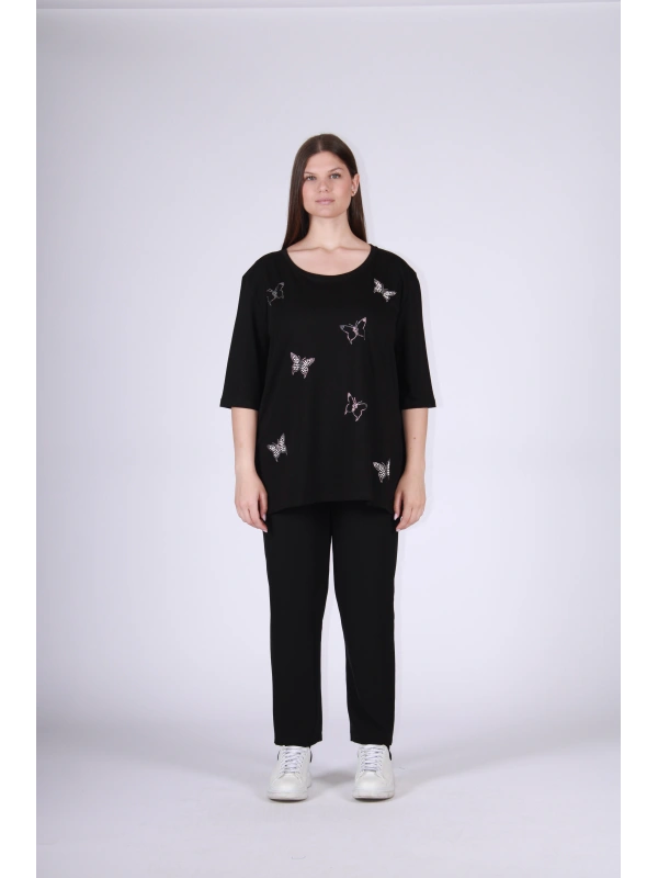 26082 T-SHIRT OVER FARFALLE