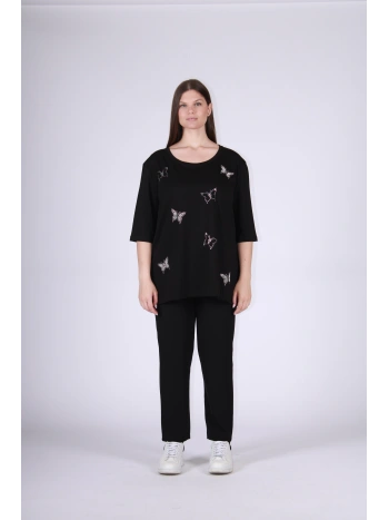 26082 T-SHIRT OVER BUTTERFLIES