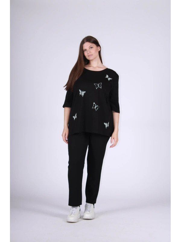 26082 T-SHIRT OVER BUTTERFLIES