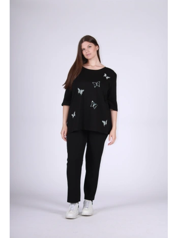 26082 T-SHIRT OVER BUTTERFLIES