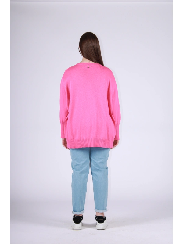 26101 STRAWBERRY PATTERN SWEATER