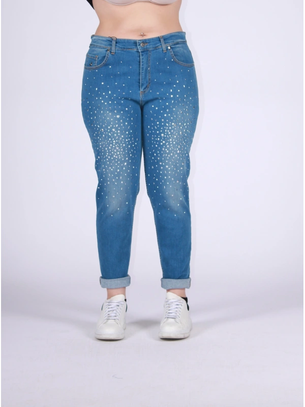 26148 STRETCH RHINESTONE JEANS