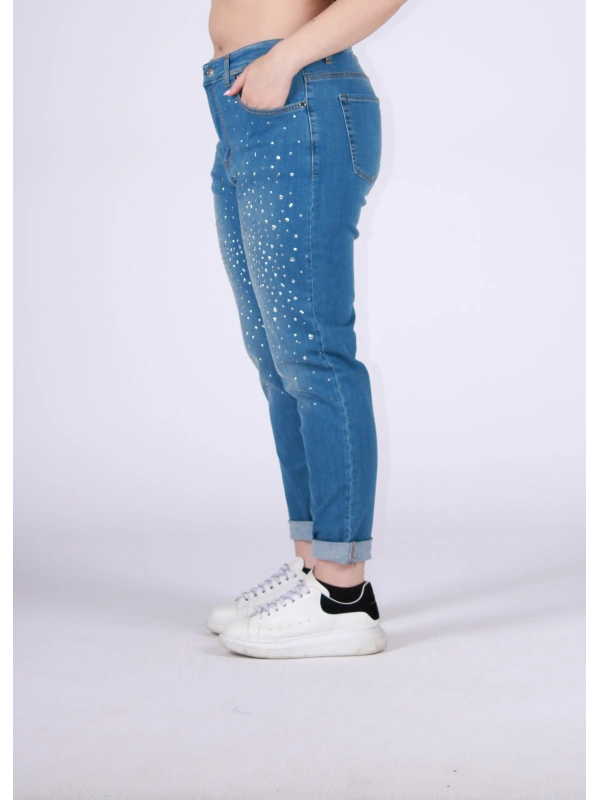26148 STRETCH RHINESTONE JEANS 2