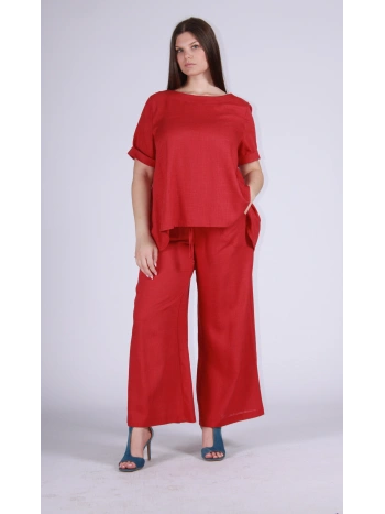 26042 - VISCOSE LINEN PANTS