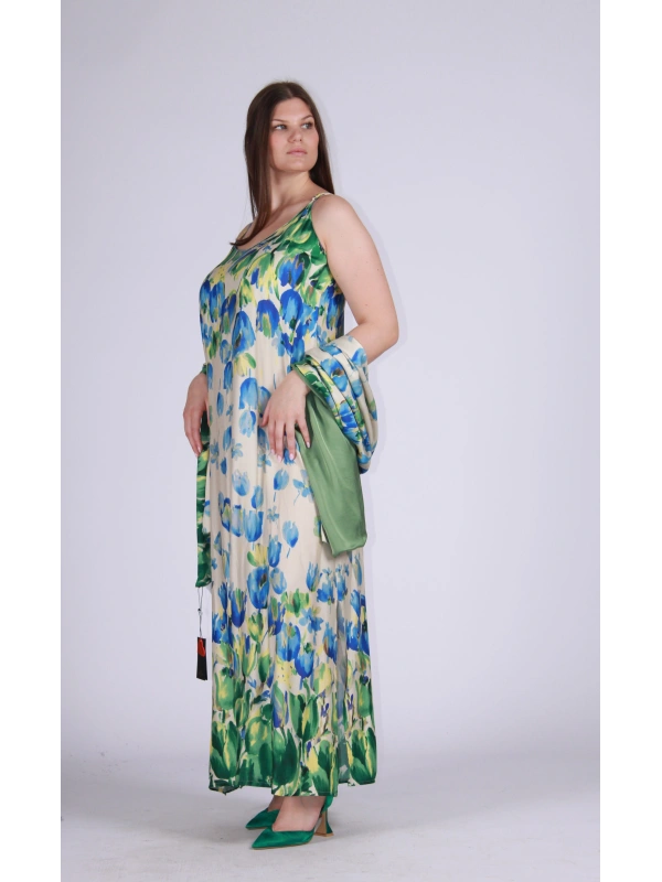 26092 100% VISCOSE SLIP DRESS