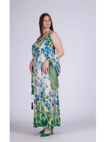 26092 100% VISCOSE SLIP DRESS