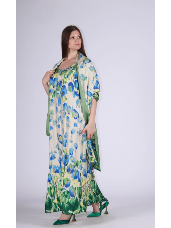 26092 100% VISCOSE SLIP DRESS