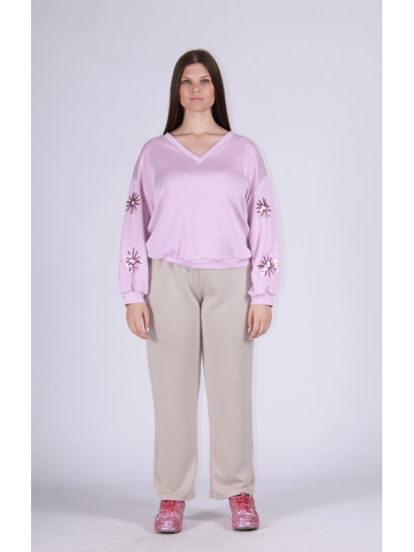 26093 EMBROIDERED SWEATSHIRT