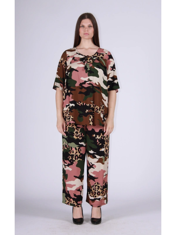 26106 - VISCOSE BLOUSE WITH BOW