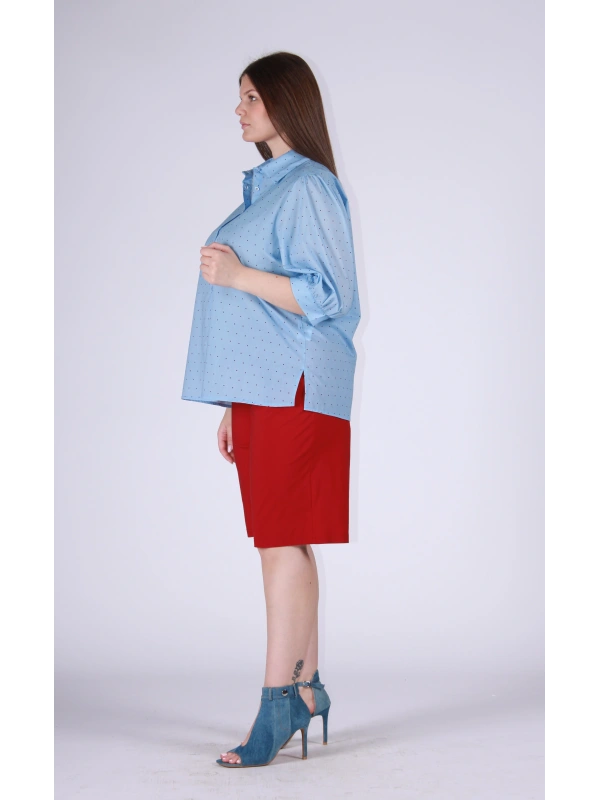 26124 POLKA DOT BLOUSE