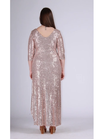 26157 SEQUINED CROSSOVER DRESS