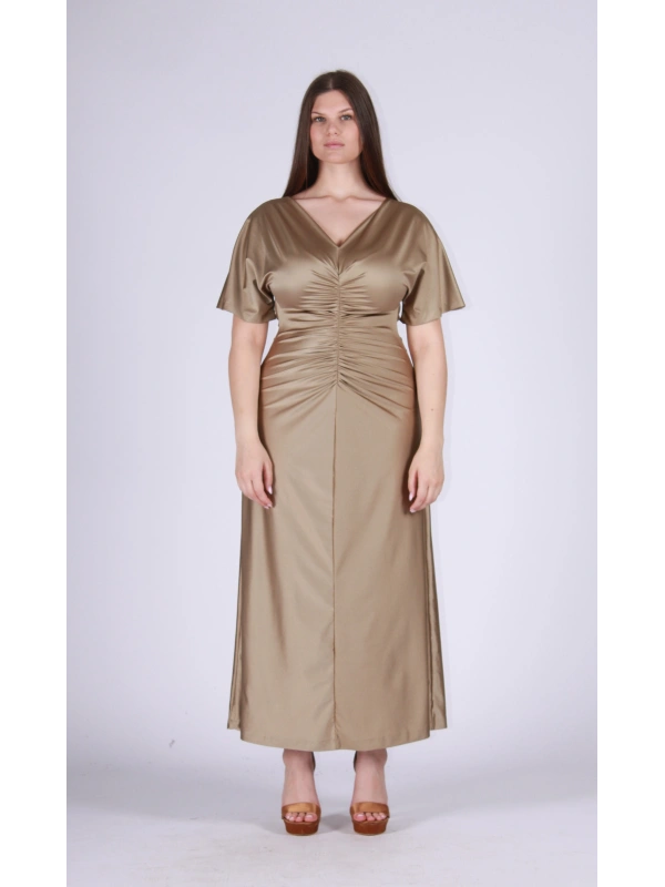 26183 RUFFLED DRESS