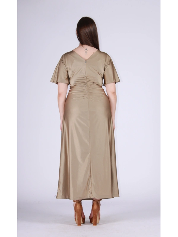 26183 RUFFLED DRESS