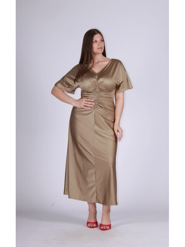 26183 RUFFLED DRESS