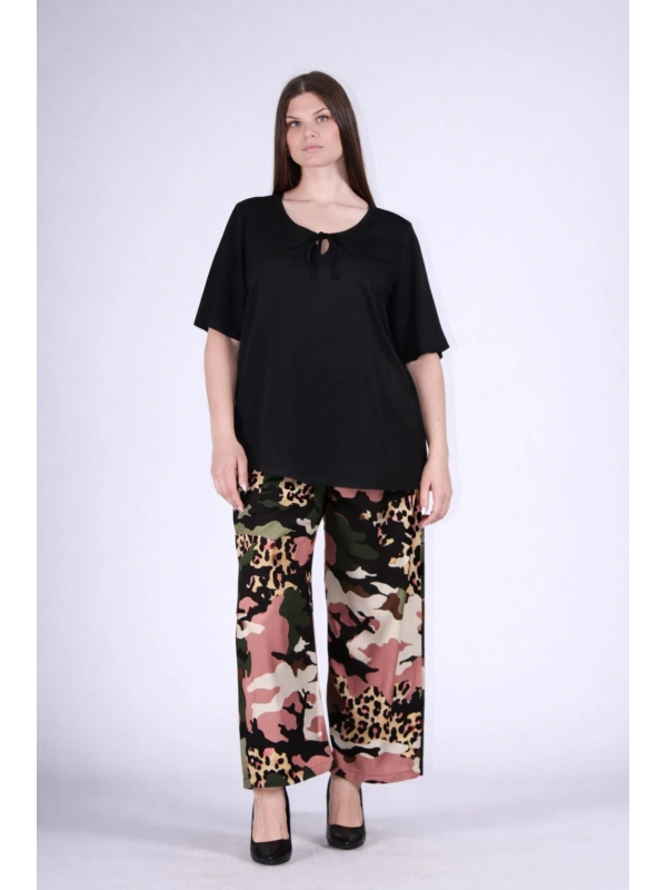 26106TU BLUSA FIOCCO TINTA UNITA