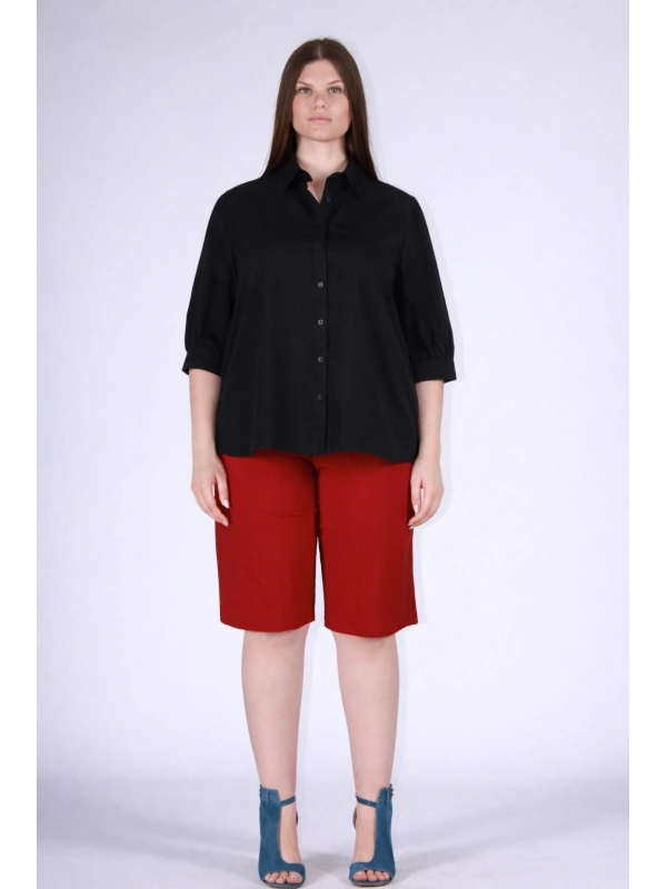 26124TU- PLAIN COLOR SHIRT